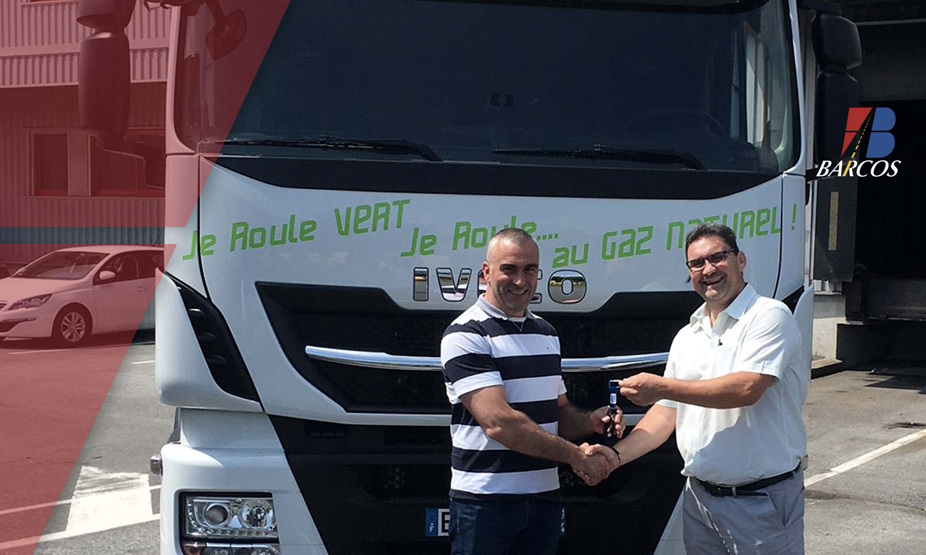 Transport durable : premier camion roulant au GNL 